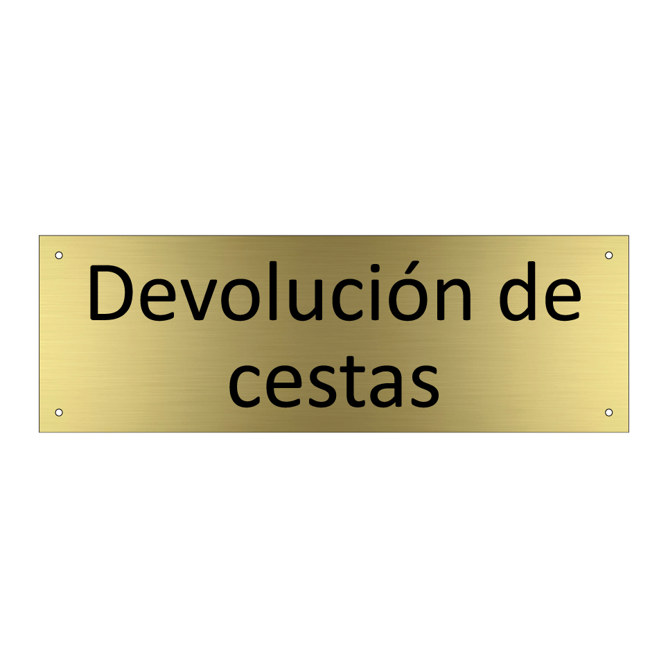 Devolución de cestas
