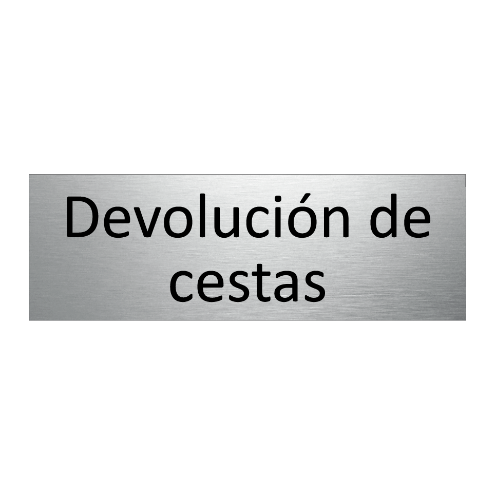 Devolución de cestas