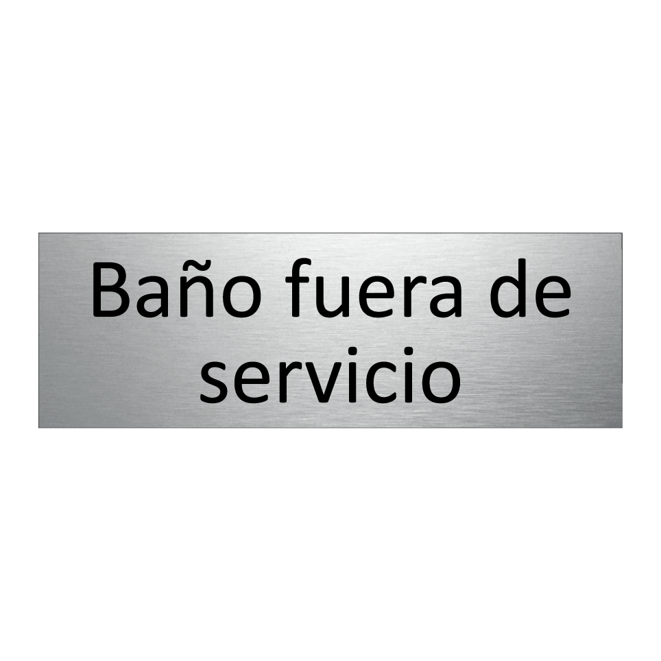 Baño fuera de servicio