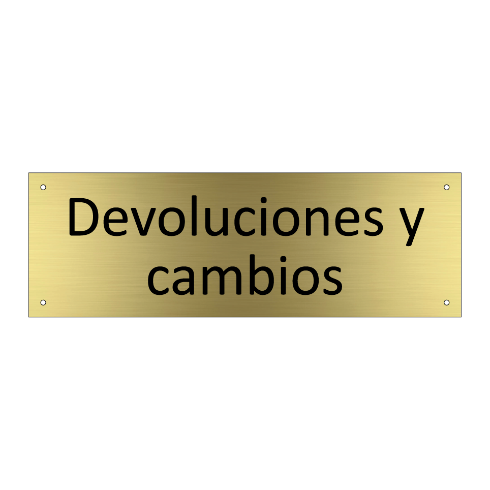 Devoluciones y cambios