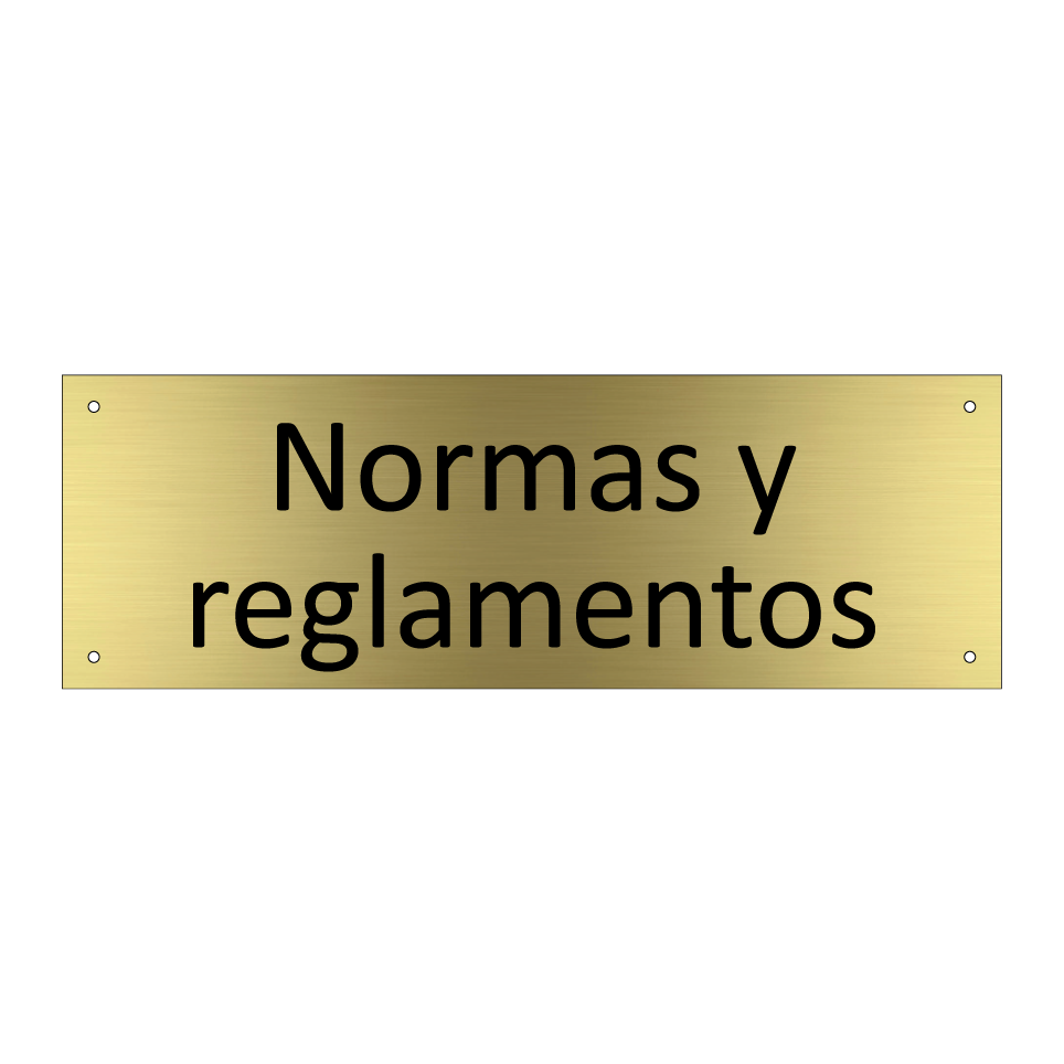 Normas y reglamentos