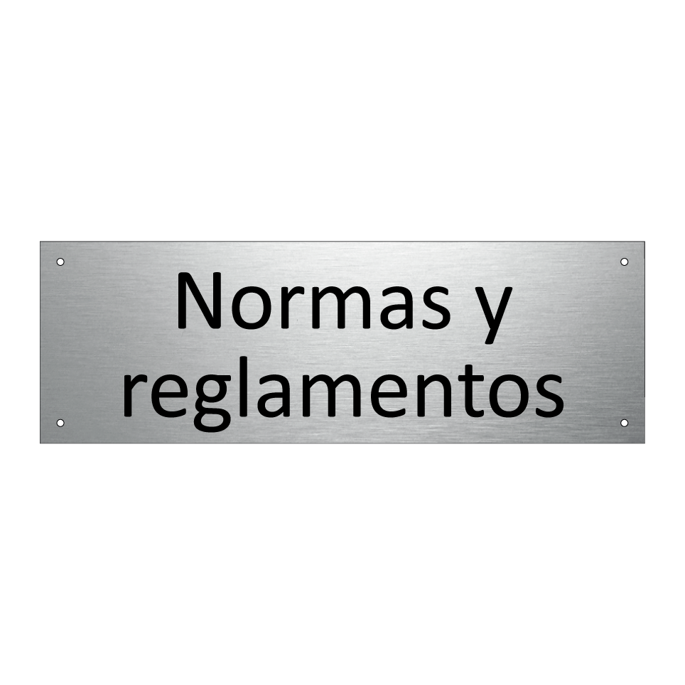 Normas y reglamentos