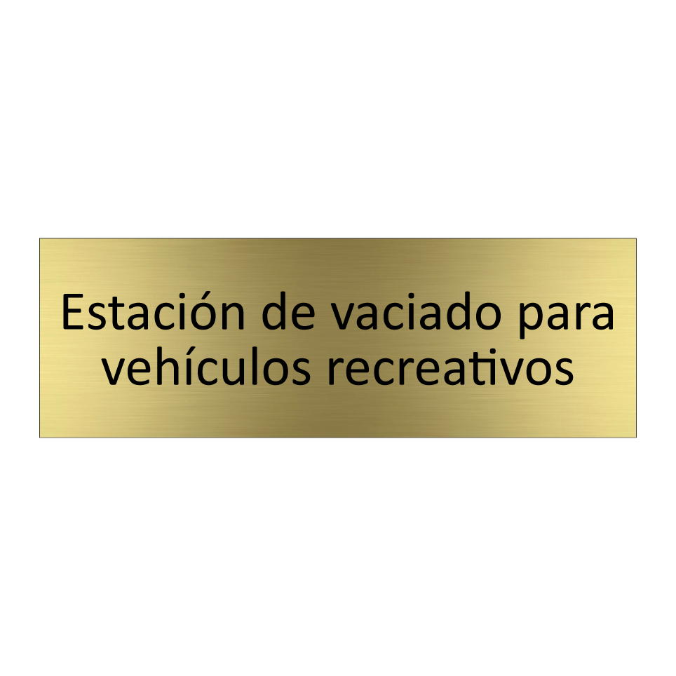Estación de vaciado para vehículos recreativos