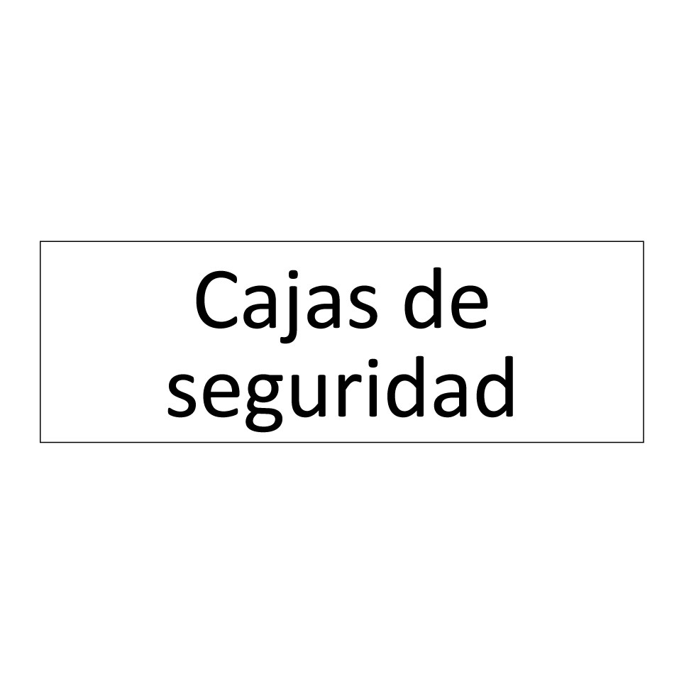 Cajas de seguridad