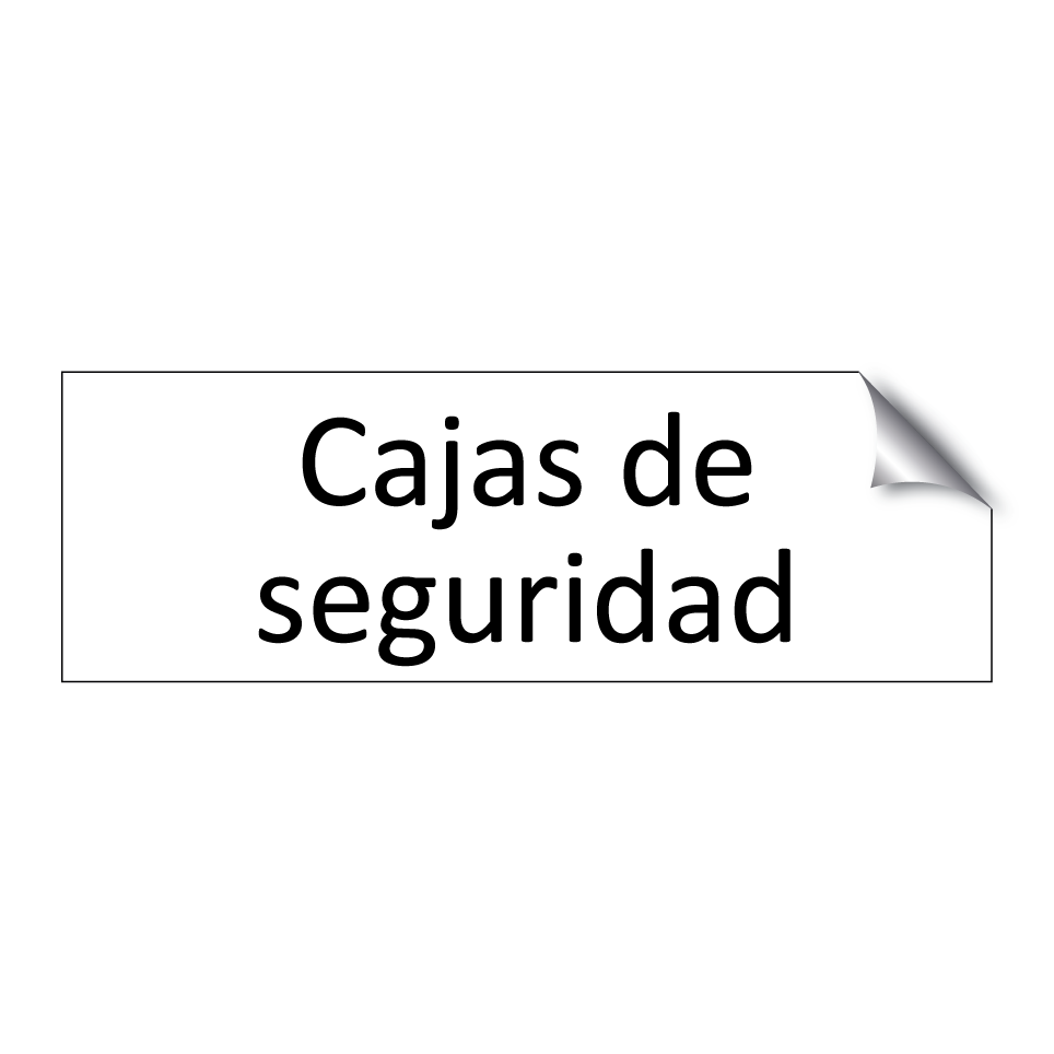 Cajas de seguridad