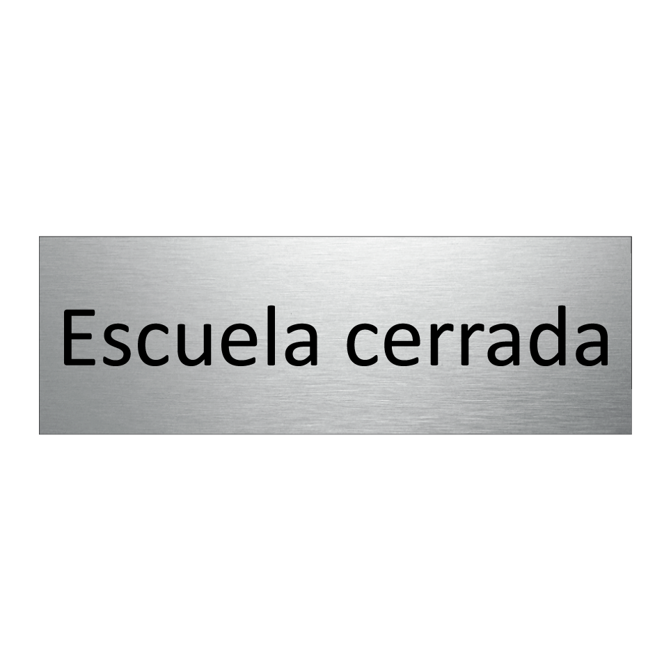 Escuela cerrada