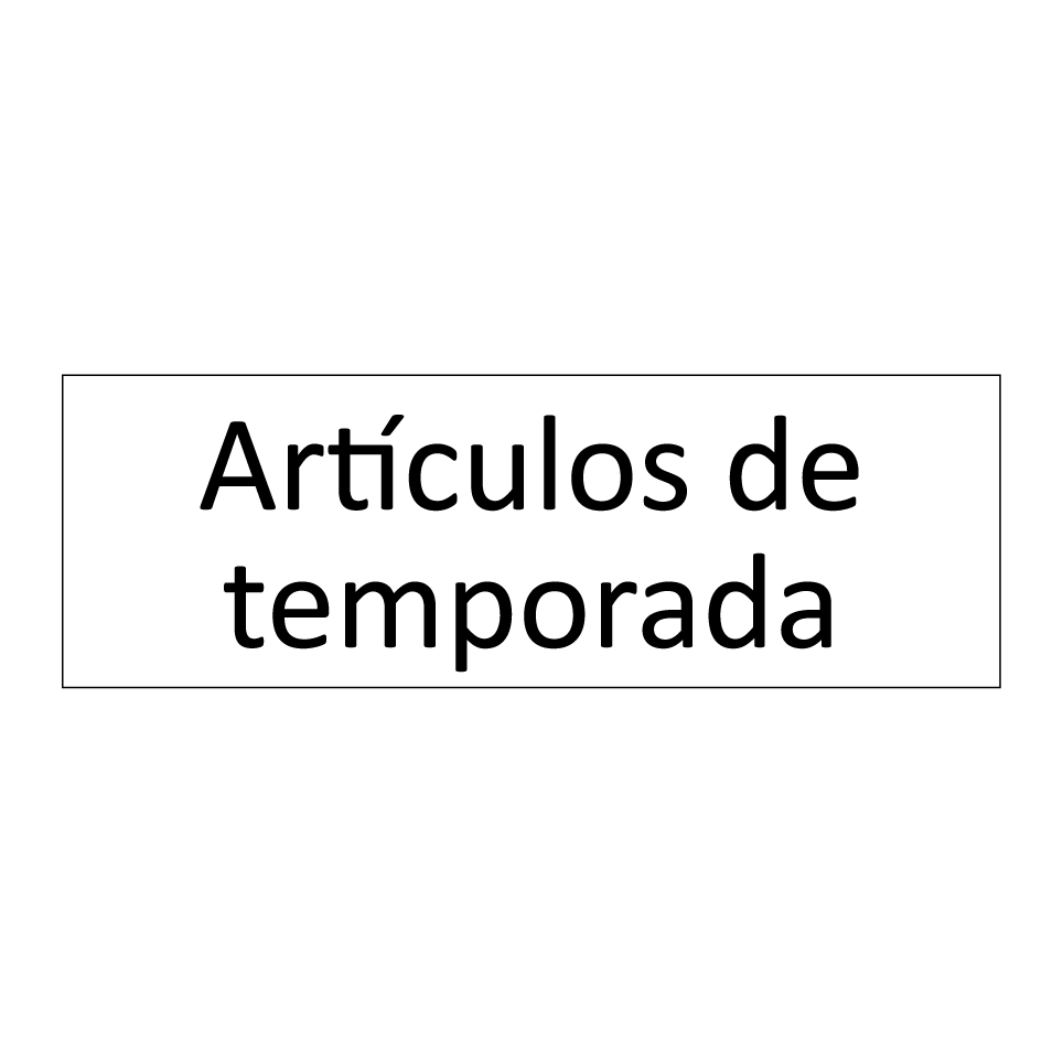 Artículos de temporada
