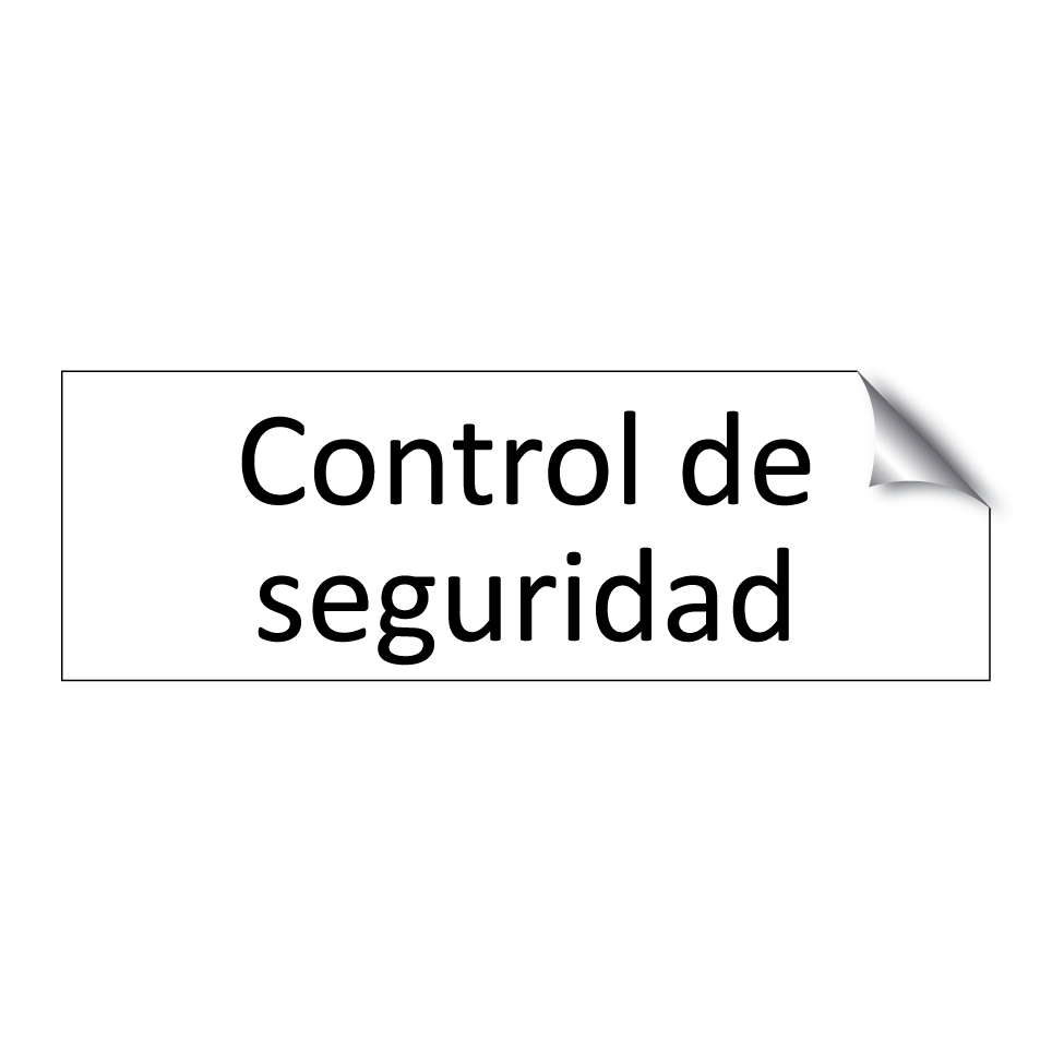 Control de seguridad