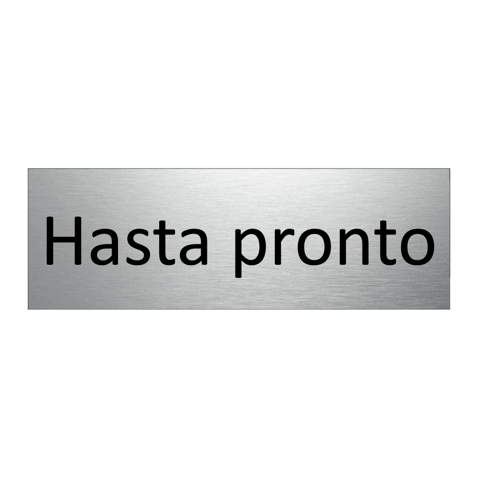 Hasta pronto