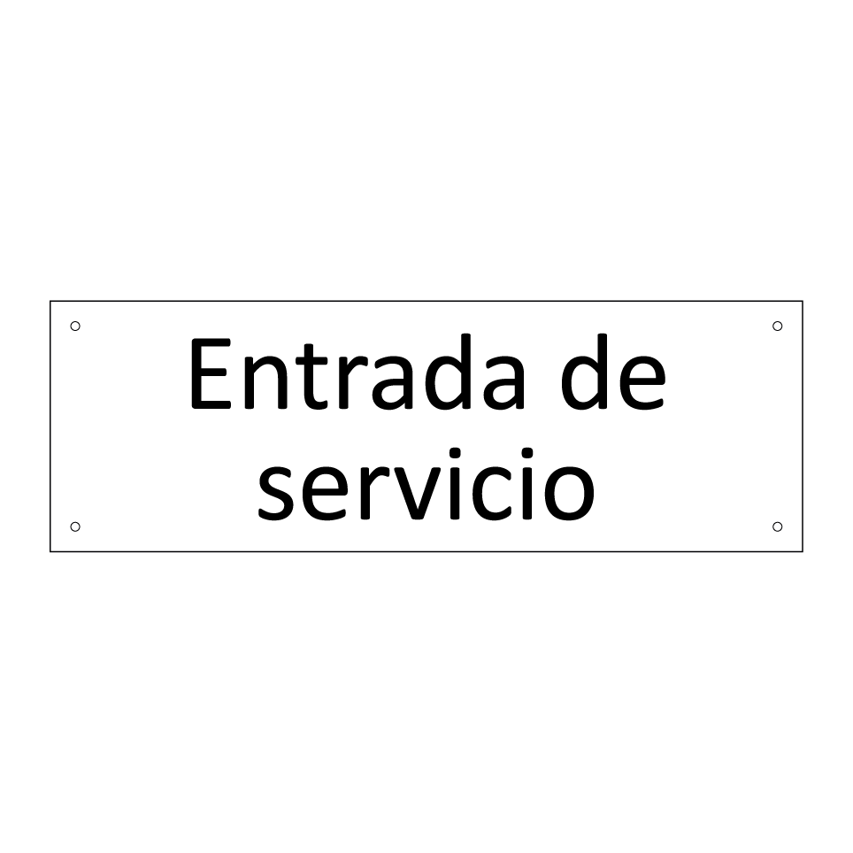 Entrada de servicio