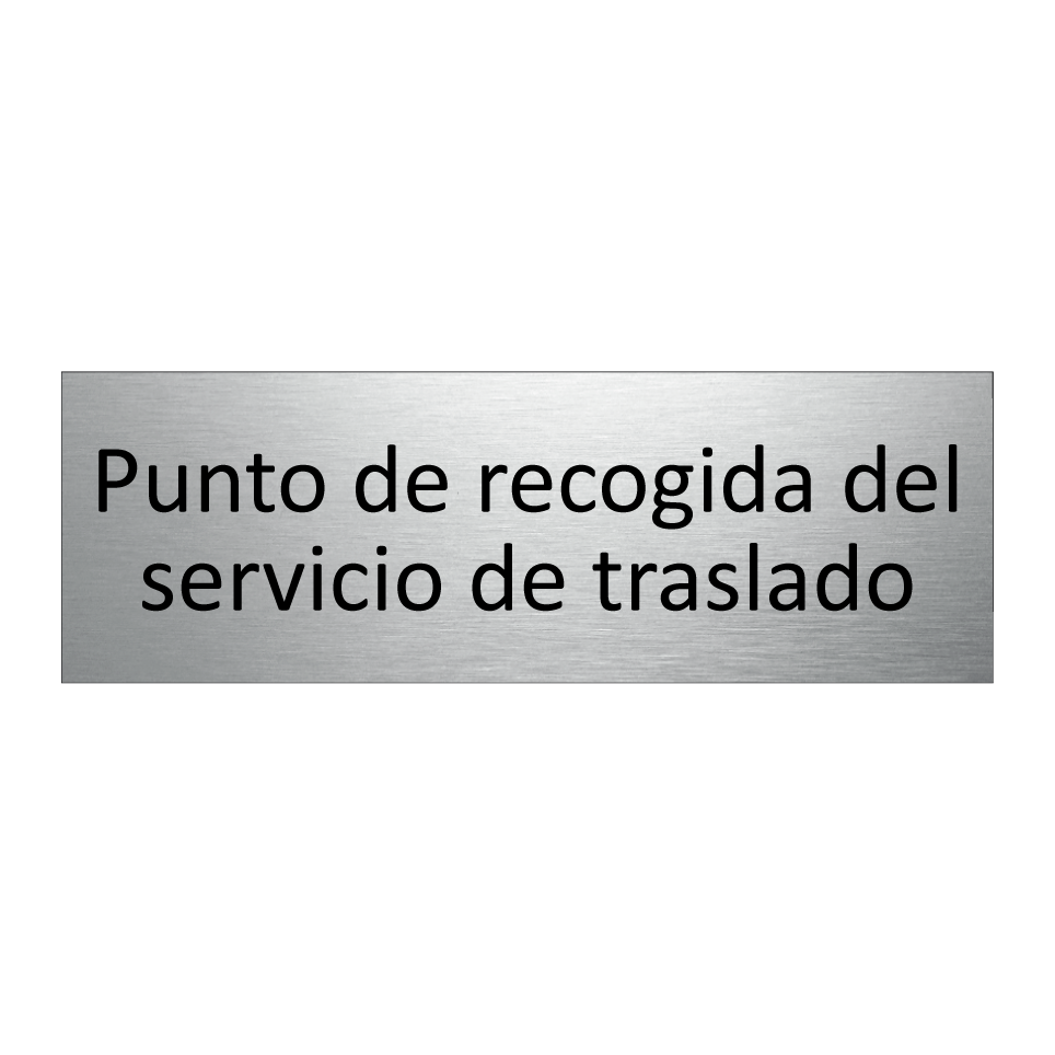 Punto de recogida del servicio de traslado