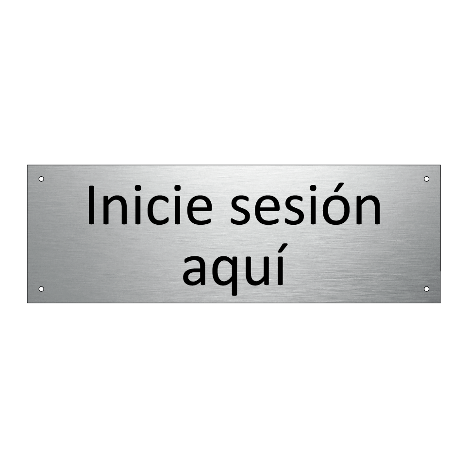 Inicie sesión aquí