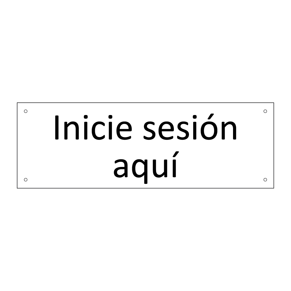 Inicie sesión aquí