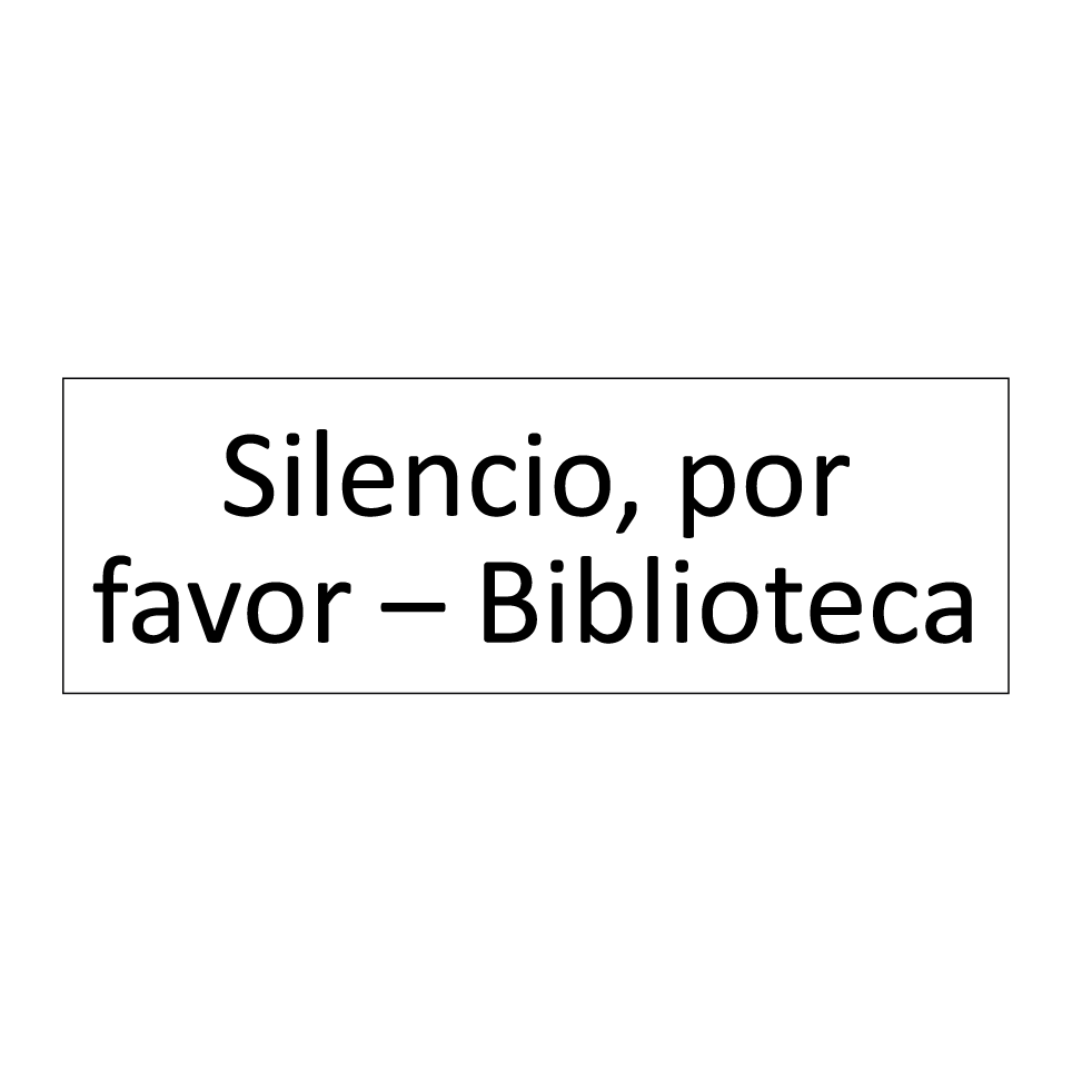 Silencio, por favor – Biblioteca