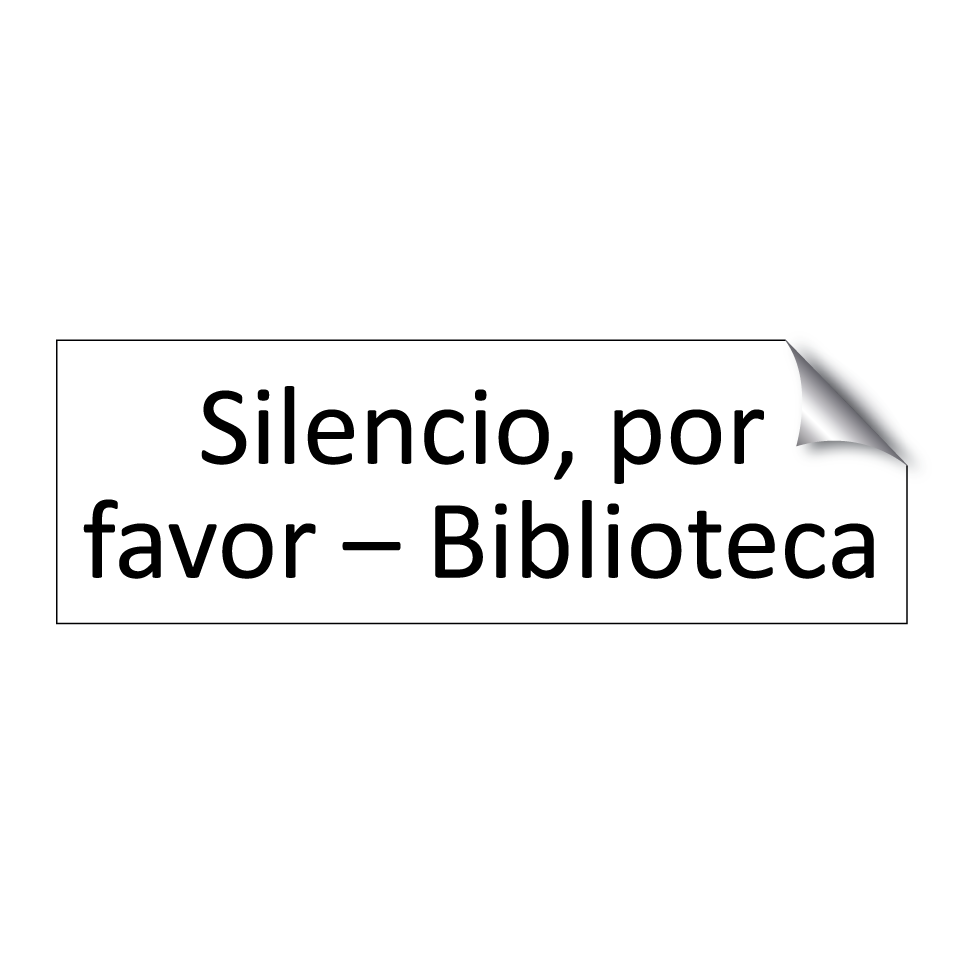 Silencio, por favor – Biblioteca
