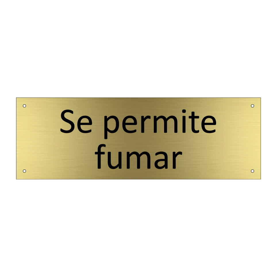 Se permite fumar