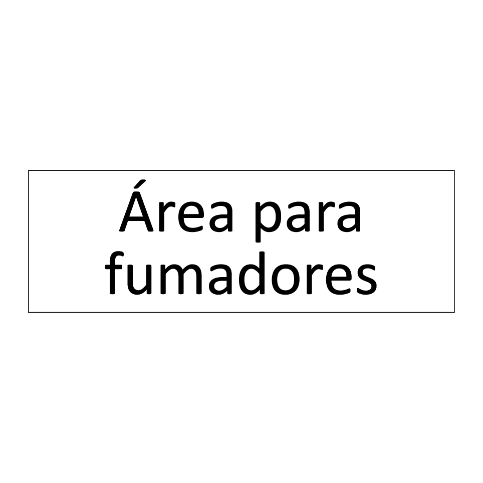 Área para fumadores