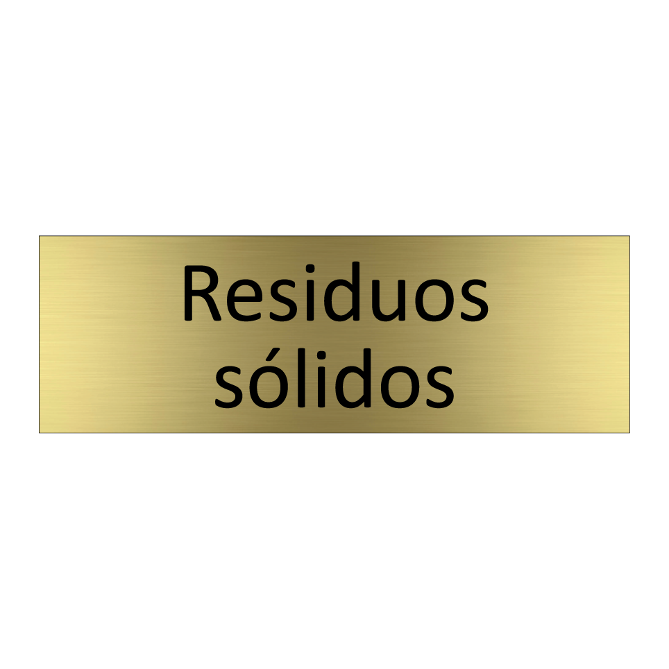 Residuos sólidos
