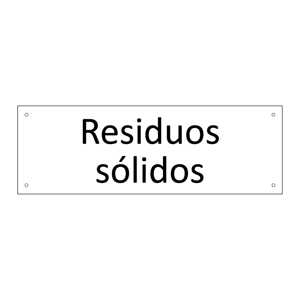 Residuos sólidos