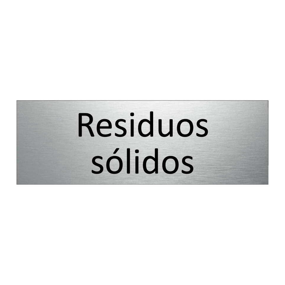 Residuos sólidos