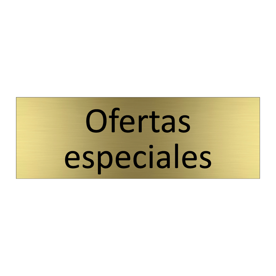 Ofertas especiales