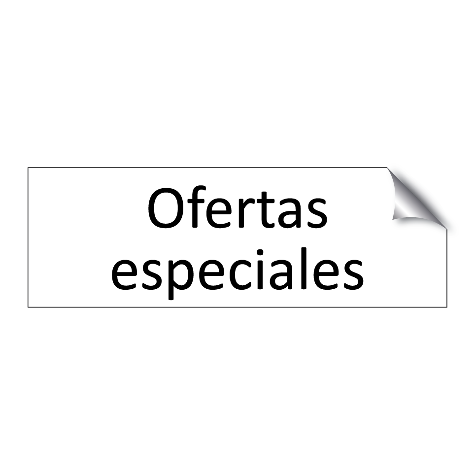 Ofertas especiales