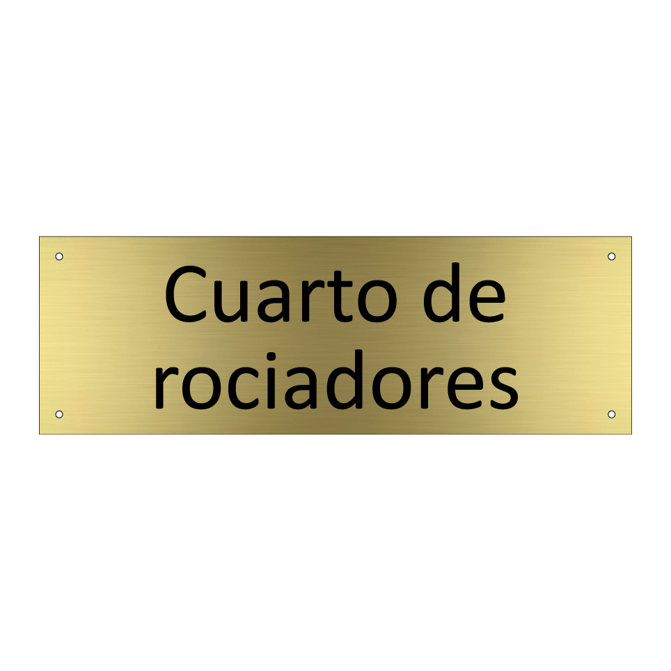 Cuarto de rociadores