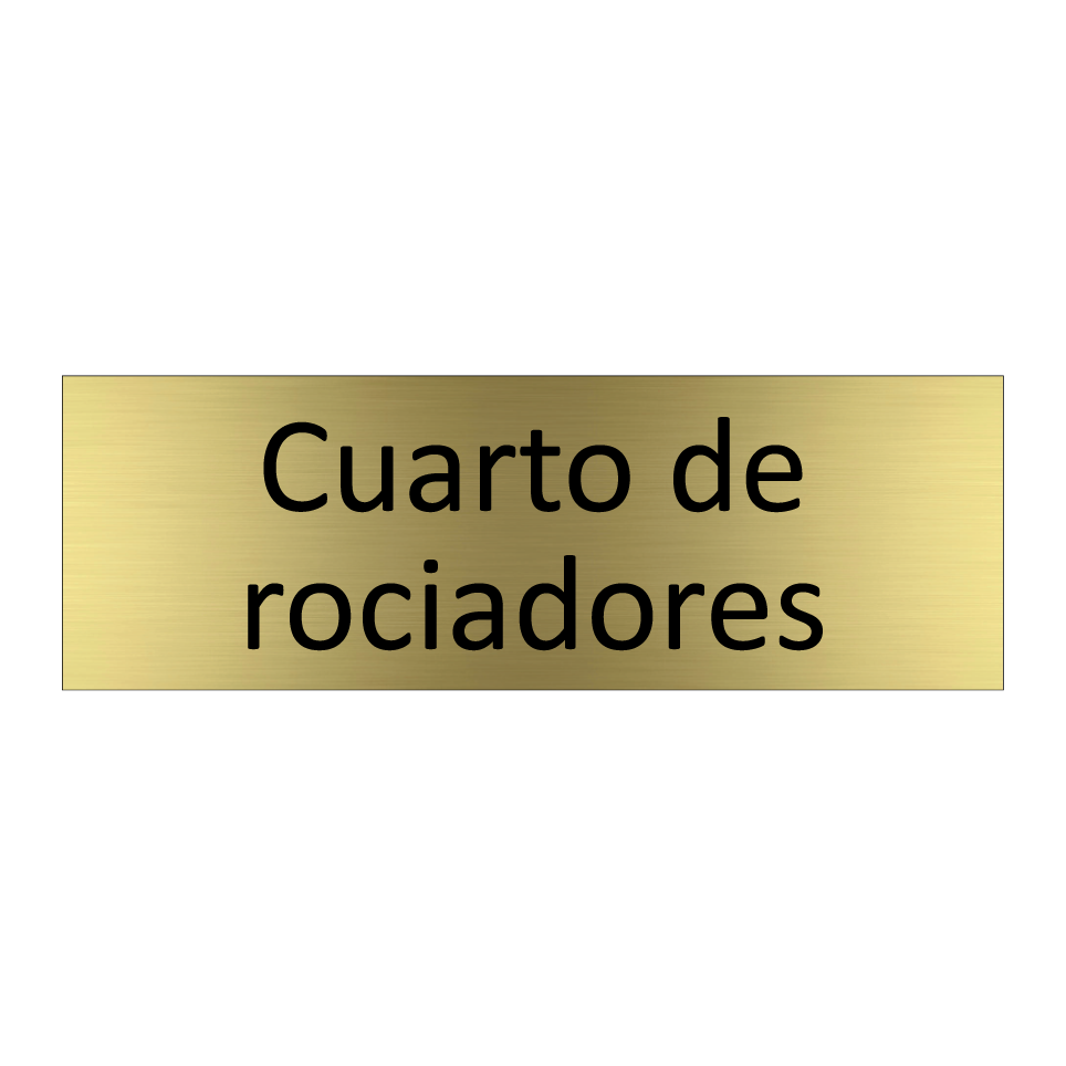 Cuarto de rociadores