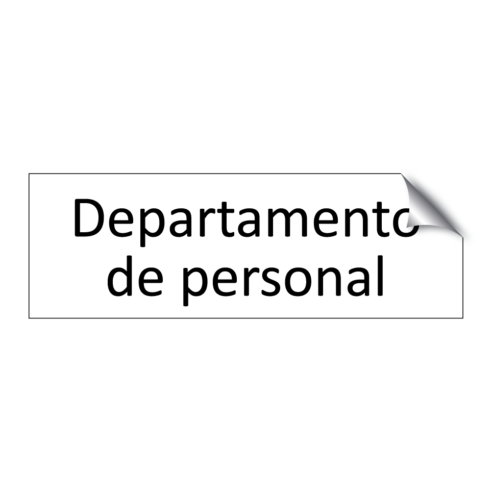 Departamento de personal