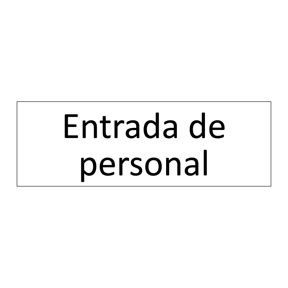 Entrada de personal