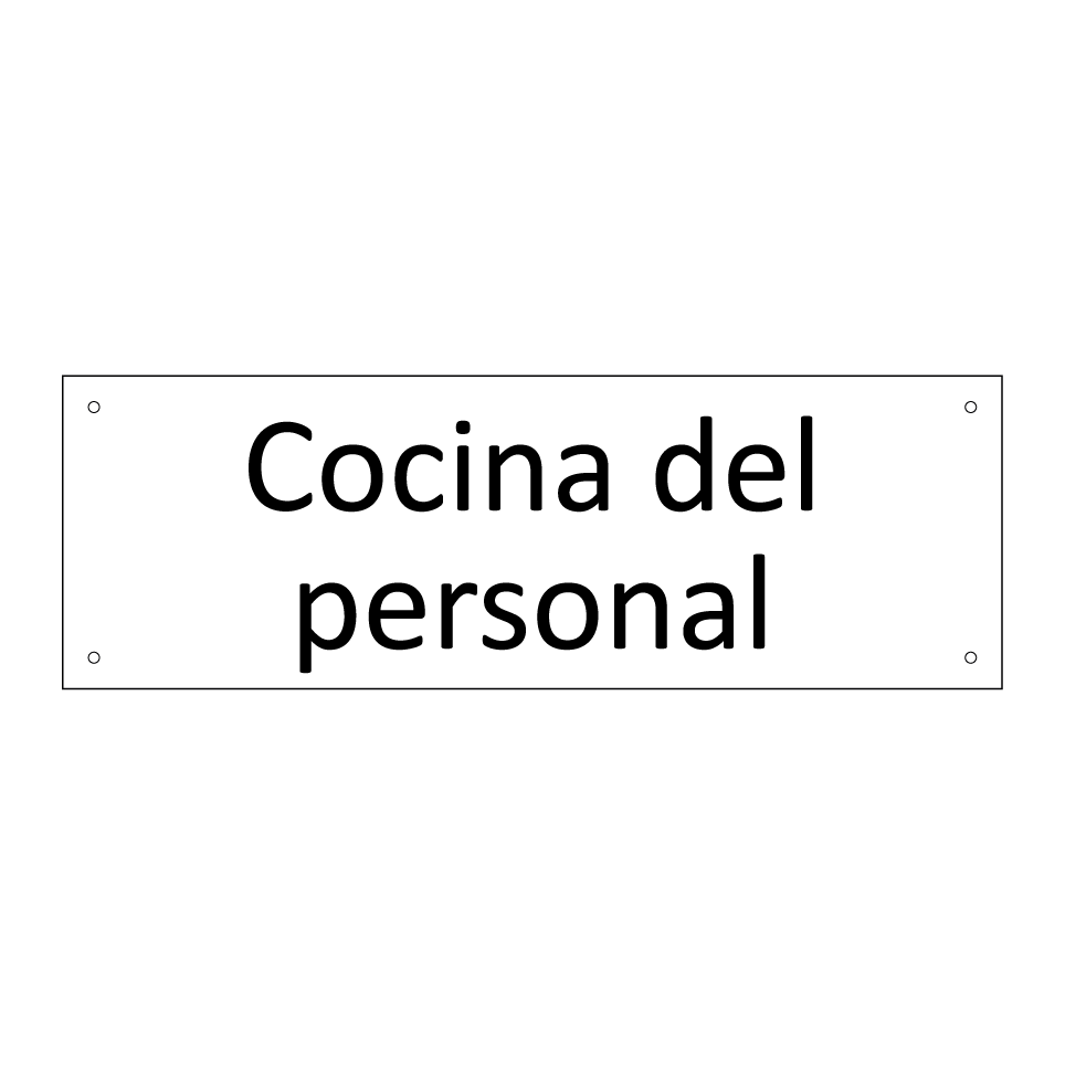 Cocina del personal