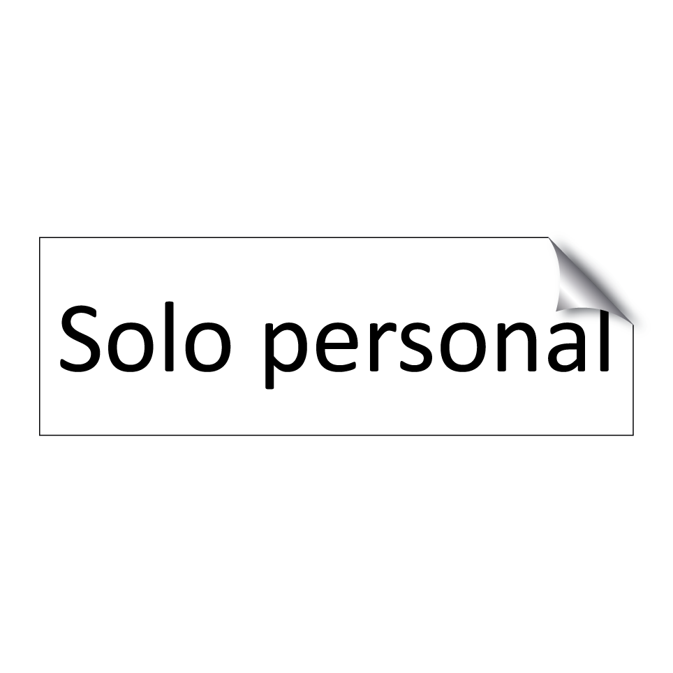 Solo personal
