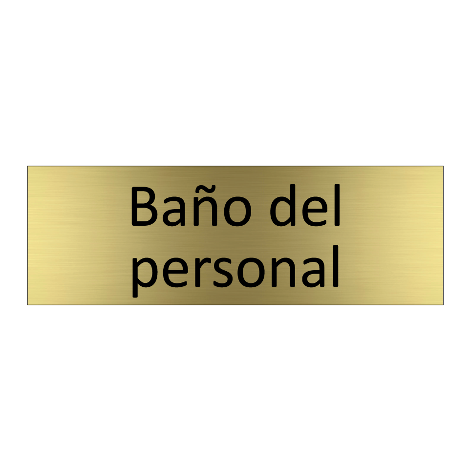 Baño del personal