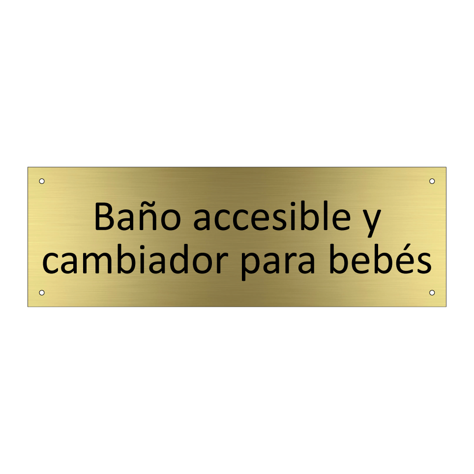 Baño accesible y cambiador para bebés