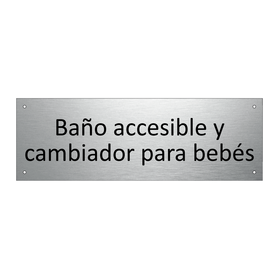 Baño accesible y cambiador para bebés
