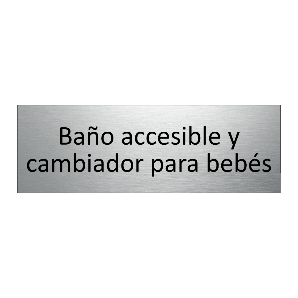 Baño accesible y cambiador para bebés