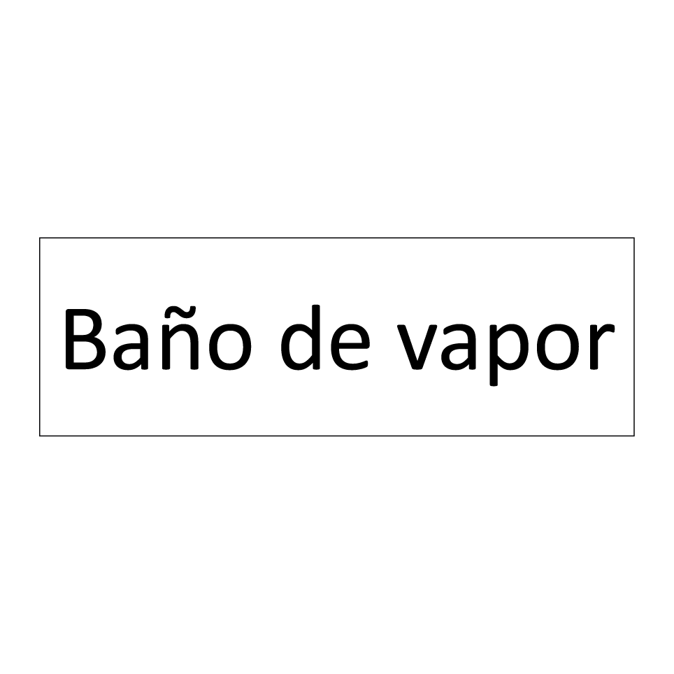 Baño de vapor