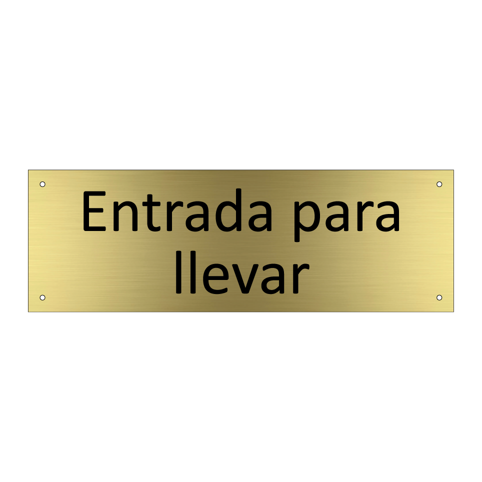 Entrada para llevar
