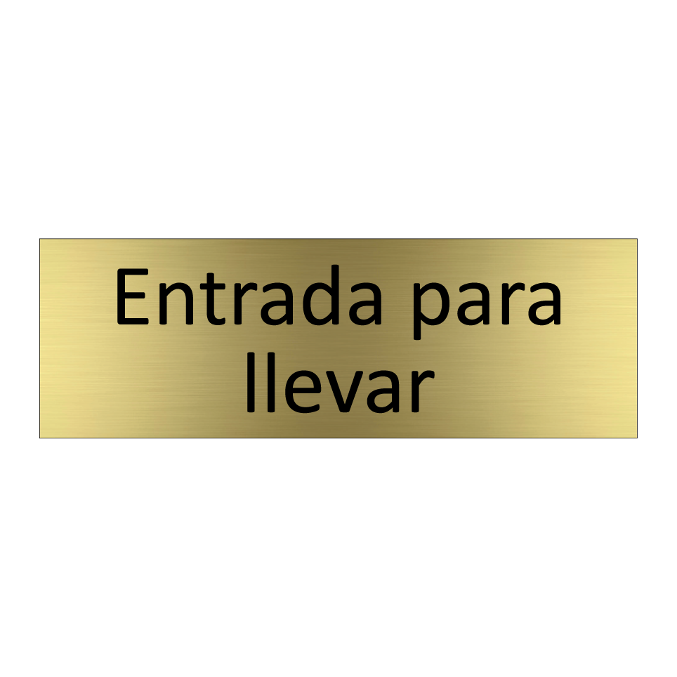 Entrada para llevar