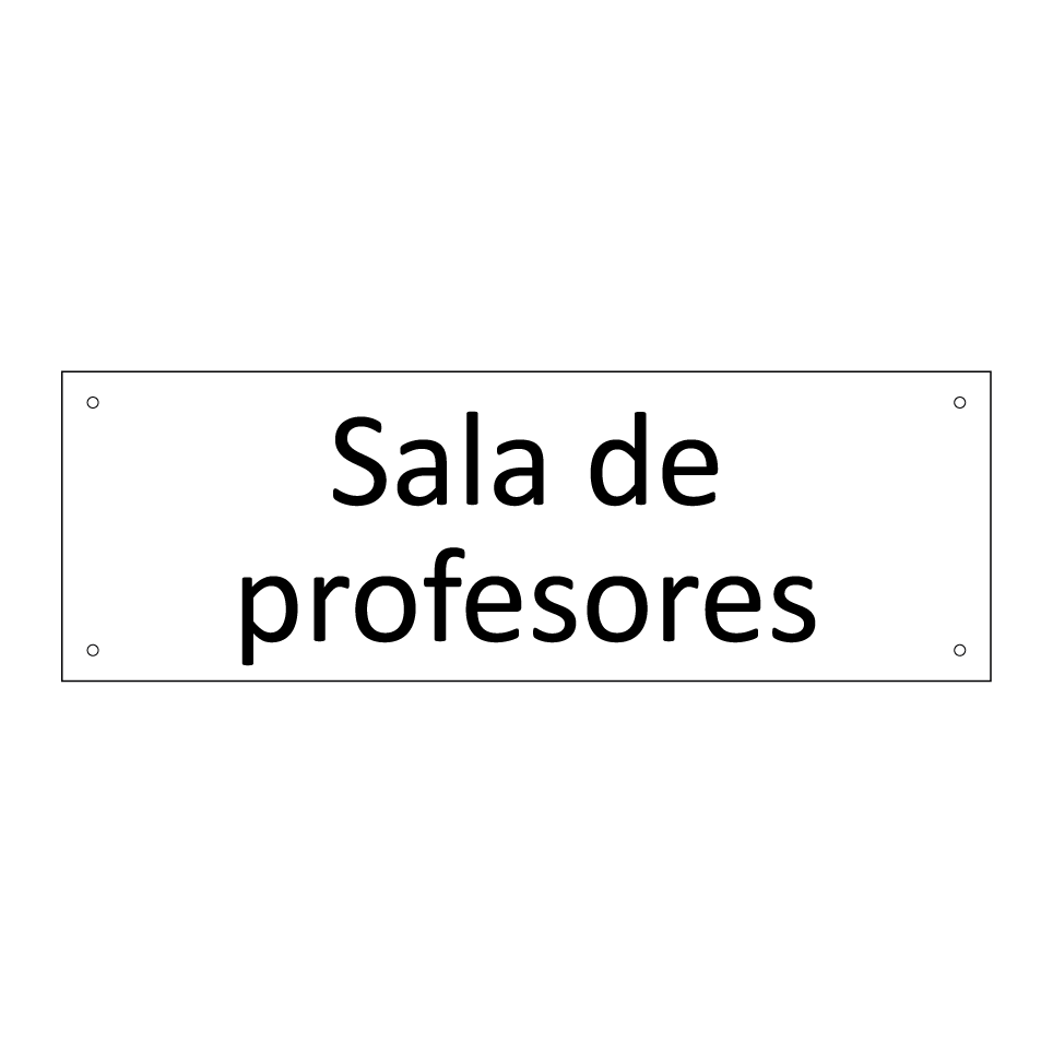 Sala de profesores