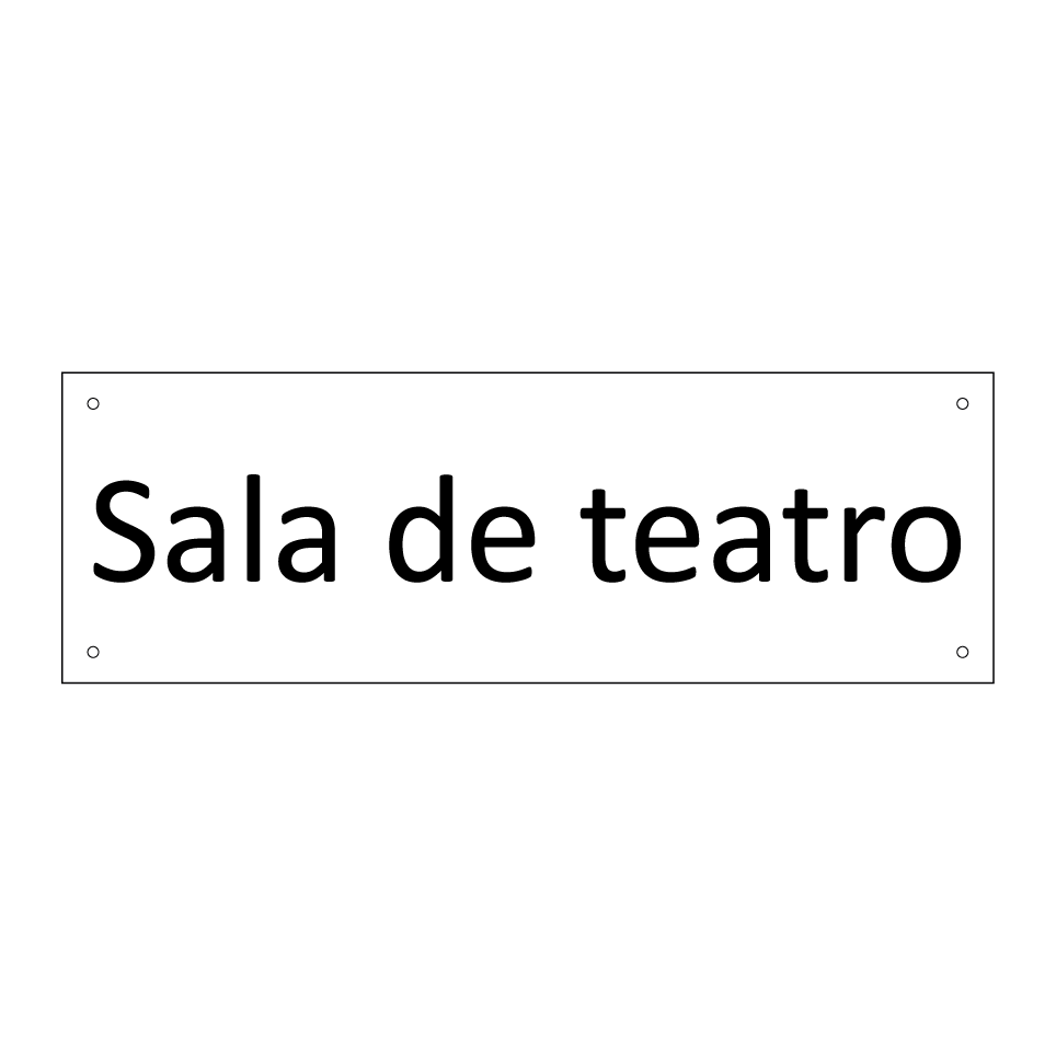 Sala de teatro