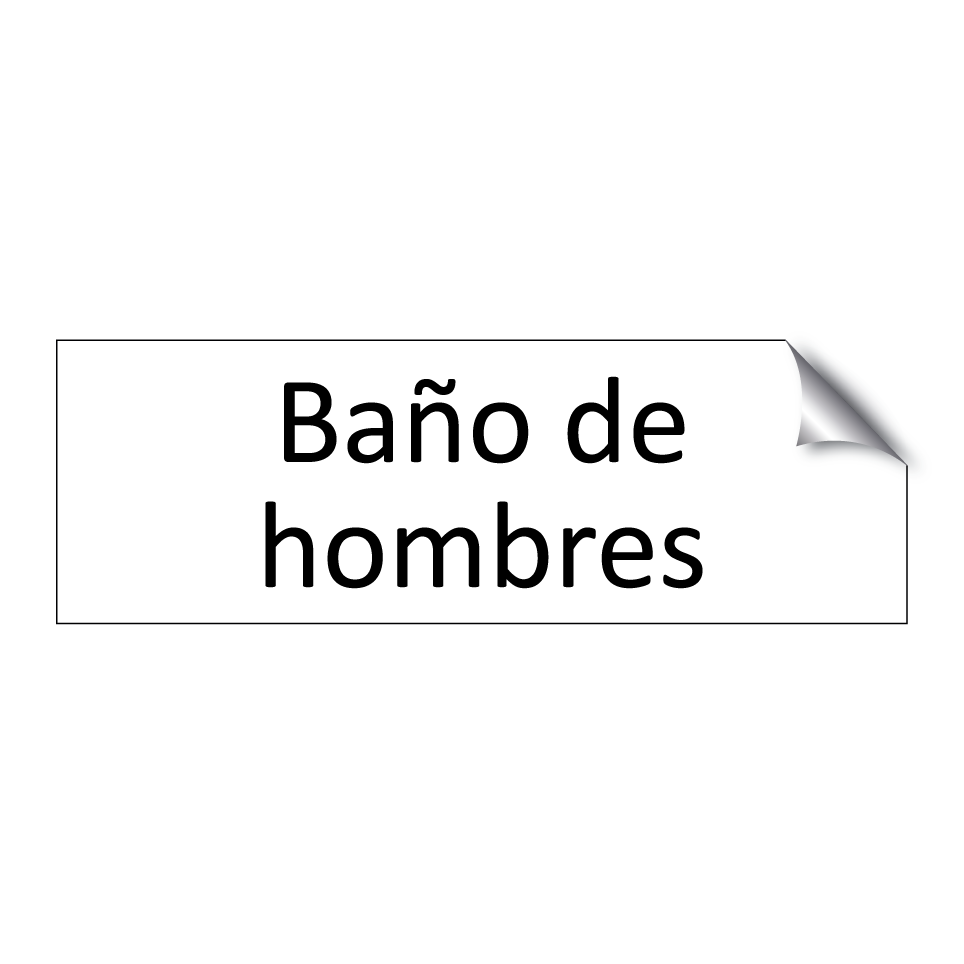 Baño de hombres