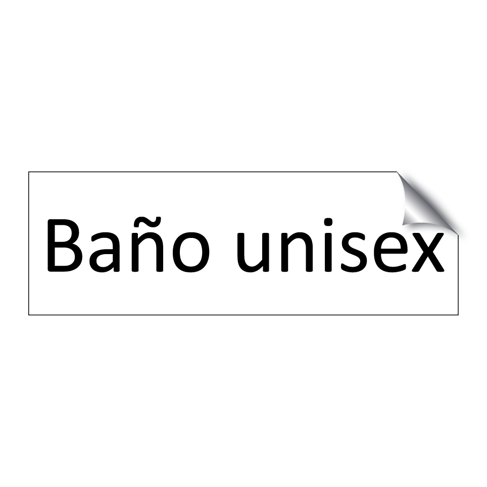 Baño unisex
