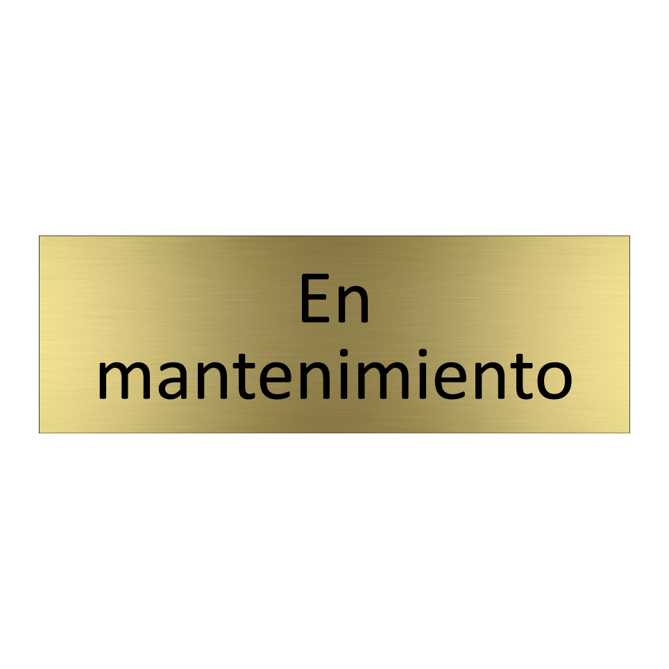 En mantenimiento