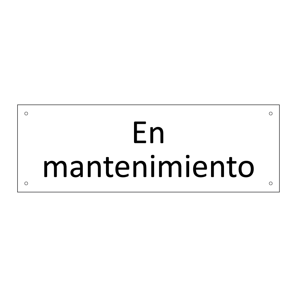 En mantenimiento