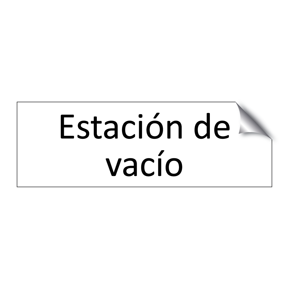 Estación de vacío