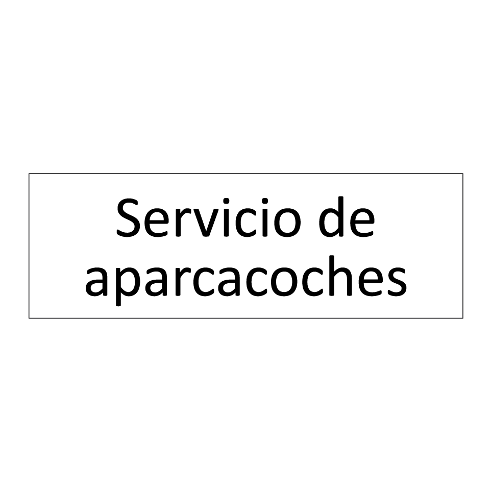 Servicio de aparcacoches