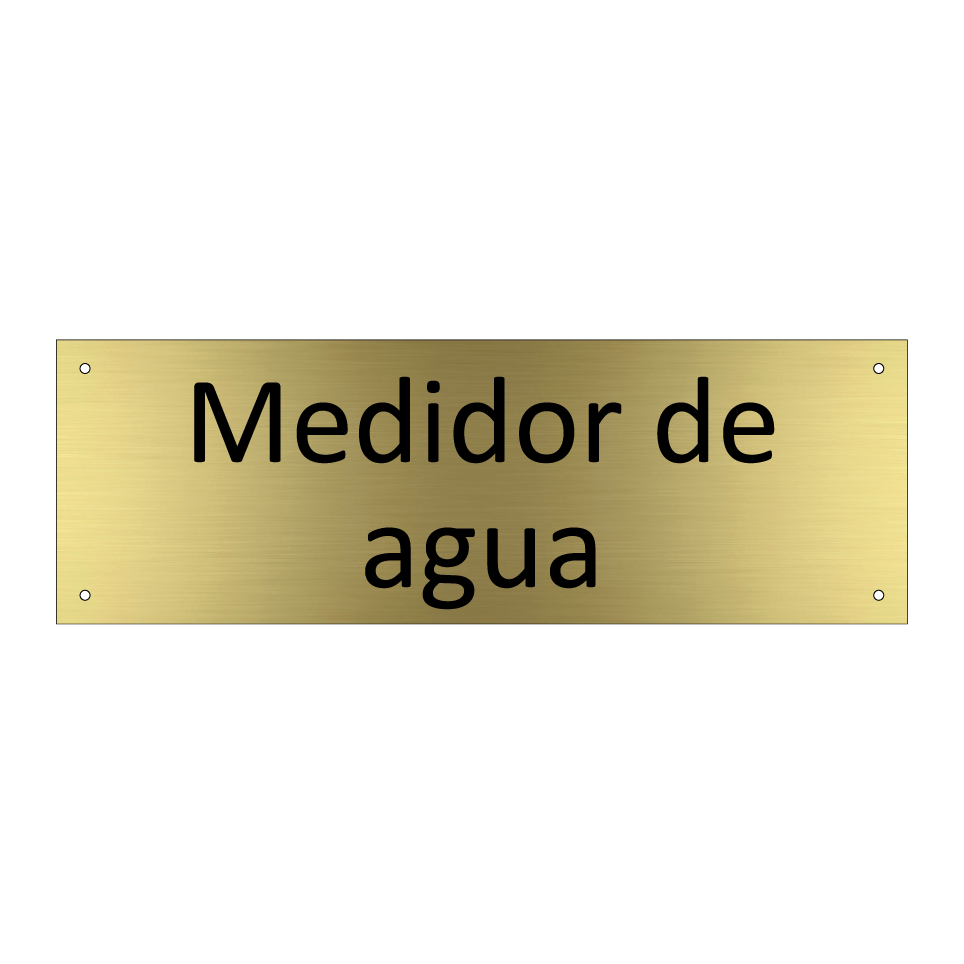 Medidor de agua