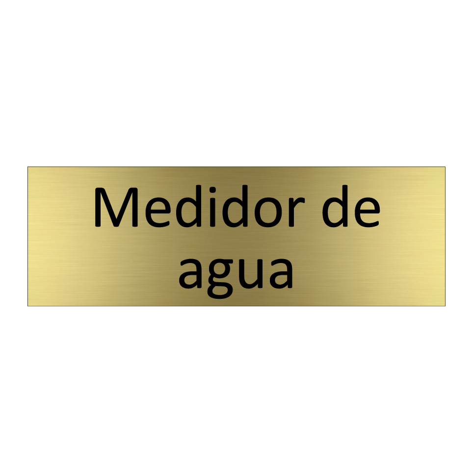 Medidor de agua