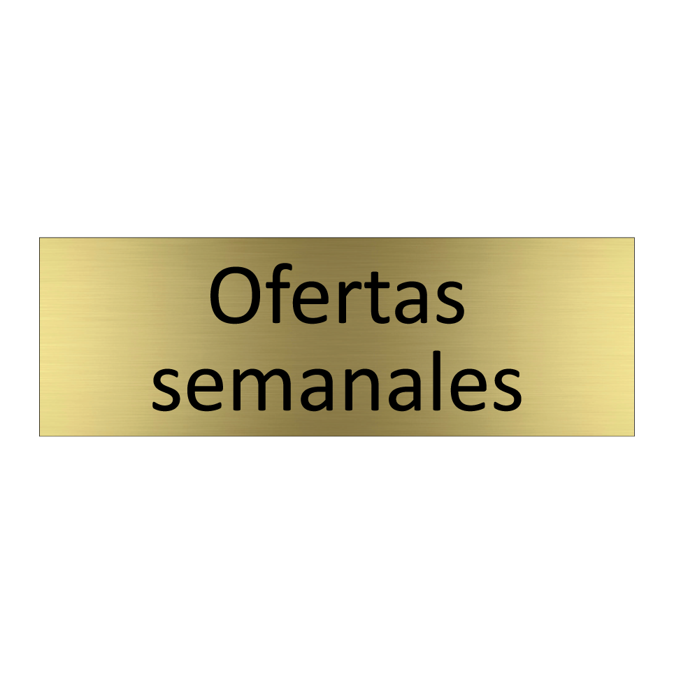 Ofertas semanales